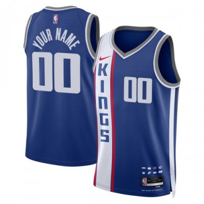 Sacramento Kings Nike Unisex Custom Swingman Jersey - Blue - Hardwood Classics