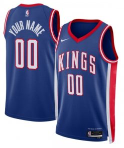 Sacramento Kings Nike Unisex Custom Swingman Jersey - Hardwood Classics - Blue