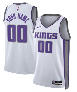 Sacramento Kings Nike Unisex Swingman Custom Jersey White - Association Edition