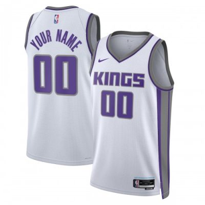 Sacramento Kings Nike Unisex Swingman Custom Jersey White - Association Edition
