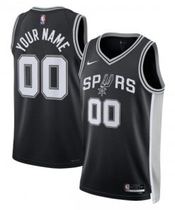 San Antonio Spurs Nike Unisex Swingman Custom Jersey Black