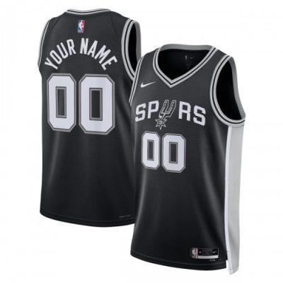 San Antonio Spurs Nike Unisex Swingman Custom Jersey Black
