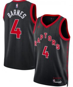 Scottie Barnes Toronto Raptors Jordan Brand Replica Swingman Jersey - Statement Edition - Black