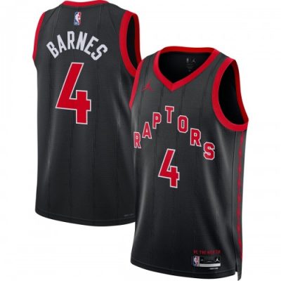 Scottie Barnes Toronto Raptors Jordan Brand Replica Swingman Jersey - Statement Edition - Black