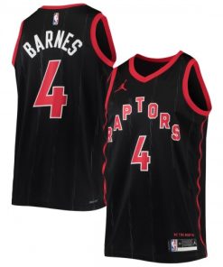 Scottie Barnes Toronto Raptors Jordan Brand Swingman Jersey - Statement Edition - Black