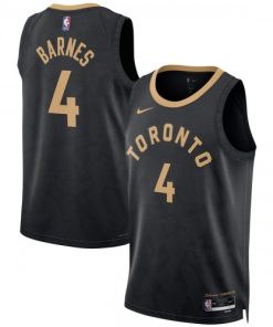 Scottie Barnes Toronto Raptors Nike Unisex Swingman Jersey - Hardwood Classics - Black
