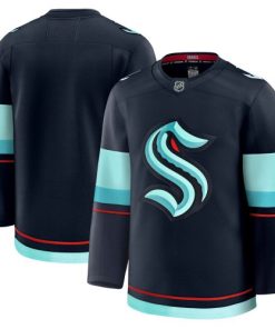 Seattle Kraken Home Premium Jersey - Deep Sea Blue