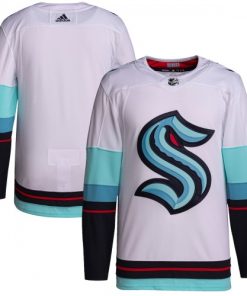 Seattle Kraken adidas Away Primegreen Authentic Jersey - White