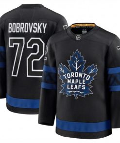 Sergei Bobrovsky Men's Toronto Maple Leafs Black Alternate Premium Jersey