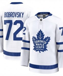 Sergei Bobrovsky Men's Toronto Maple Leafs White Away Premium Jersey