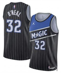 Shaquille O'Neal Orlando Magic Jordan Brand Unisex Black Swingman Jersey - Statement Edition