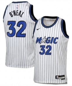 Shaquille O'Neal Orlando Magic Nike White Association Edition Swingman Jersey