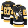 Sidney Crosby Men's Pittsburgh Penguins Black Home Premium Jersey