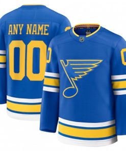 St. Louis Blues Home Premium Custom Jersey - Blue