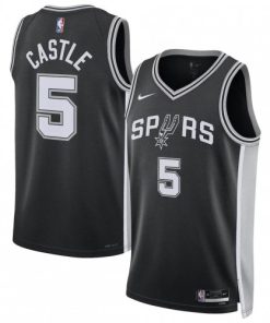 Stephon Castle San Antonio Spurs Nike Unisex Swingman Player Jersey  - Black