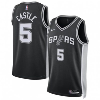 Stephon Castle San Antonio Spurs Nike Unisex Swingman Player Jersey - Black