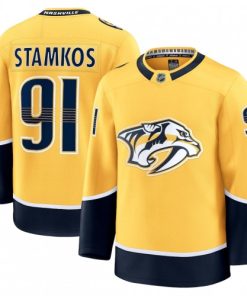 Steven Stamkos Nashville Predators Home Premium Jersey - Yellow