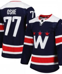 TJ Oshie Washington Capitals 2020/21 Navy Alternate Premium Player Jersey