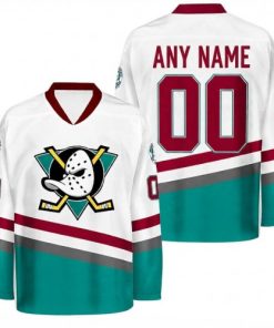 Tammy Reed Men's Anaheim Ducks 1996/97 Retro White Custom  Jersey