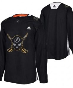 Tampa Bay Lightning 2024 Gasparilla Hockey Blank  Jersey - Black