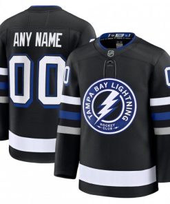 Tampa Bay Lightning Black Alternate Premium Custom Jersey