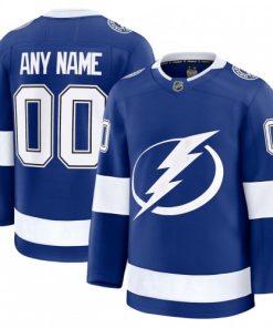 Tampa Bay Lightning Blue Home Premium Custom Jersey