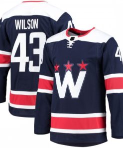 Tom Wilson Washington Capitals 2020/21 Navy Alternate Premium Player Jersey