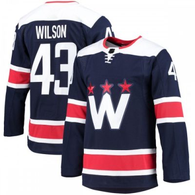 Tom Wilson Washington Capitals 2020/21 Navy Alternate Premium Player Jersey