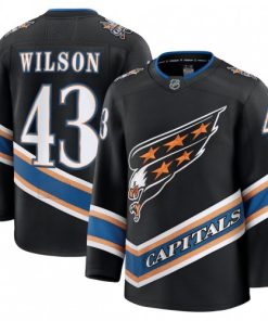 Tom Wilson Washington Capitals Alternate 50th Anniversary Premium Jersey - Black