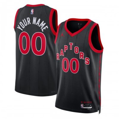 Toronto Raptors Jordan Brand Unisex Swingman Custom Jersey - Statement Edition - Black