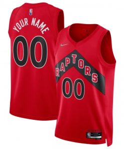 Toronto Raptors Nike Diamond Swingman Custom Jersey  - Red