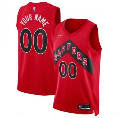 Toronto Raptors Nike Diamond Swingman Custom Jersey - Red