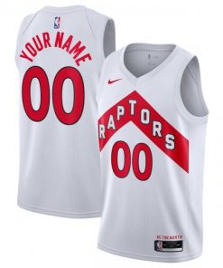 Toronto Raptors Nike Swingman Custom Jersey - Association Edition - White