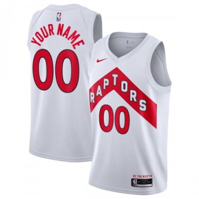 Toronto Raptors Nike Swingman Custom Jersey - Association Edition - White