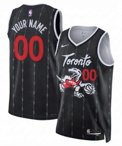 Toronto Raptors Nike Unisex 2025/26 Black Swingman Custom Jersey - Hardwood Classics