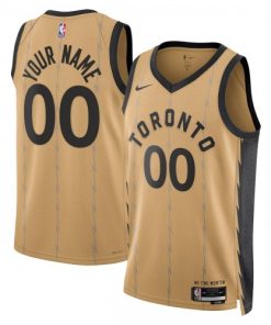 Toronto Raptors Nike Unisex Custom Swingman Jersey - Gold - Hardwood Classics
