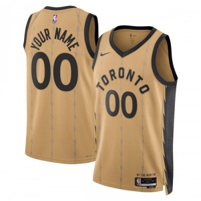 Toronto Raptors Nike Unisex Custom Swingman Jersey - Gold - Hardwood Classics