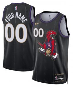Toronto Raptors Nike Unisex Custom Swingman Jersey - Hardwood Classics - Black