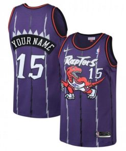Toronto Raptors Nike Youth Swingman Custom Jersey Purple - Classic Edition