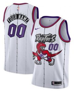 Toronto Raptors Nike Youth Swingman Custom Jersey White - Classic Edition