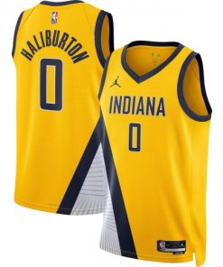 Tyrese Haliburton Indiana Pacers Jordan Brand Statement Edition Swingman Jersey - Gold