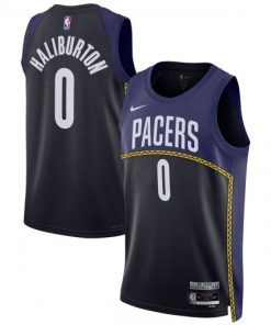 Tyrese Haliburton Indiana Pacers Nike Unisex Swingman Jersey - Hardwood Classics - Blue