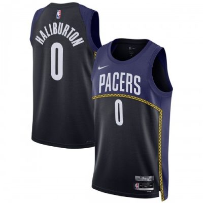 Tyrese Haliburton Indiana Pacers Nike Unisex Swingman Jersey - Hardwood Classics - Blue