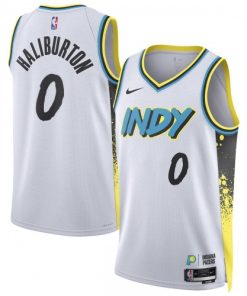 Tyrese Haliburton Indiana Pacers Nike Unisex Swingman Player Jersey - Hardwood Classics - White