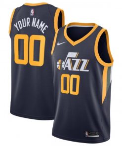 Utah Jazz Nike Swingman Custom Jersey Navy