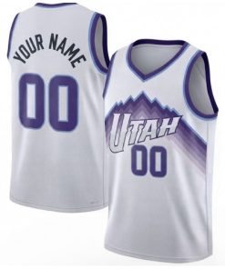 Utah Jazz Nike Unisex White Swingman Custom Jersey - Association Edition