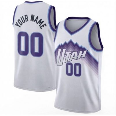 Utah Jazz Nike Unisex White Swingman Custom Jersey - Association Edition
