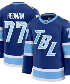 Victor Hedman Men's Tampa Bay Lightning Blue 2026 NHL Stadium Series Premium Jersey