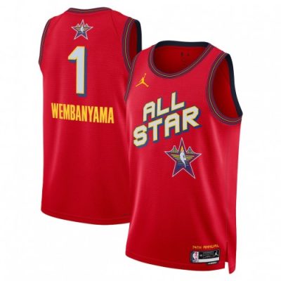 Victor Wembanyama Jordan Brand Unisex Red 2025 NBA All-Star Game Swingman Player Jersey