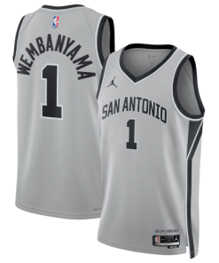 Victor Wembanyama San Antonio Spurs Jordan Brand Unisex  Swingman Jersey - Statement Edition - Silver